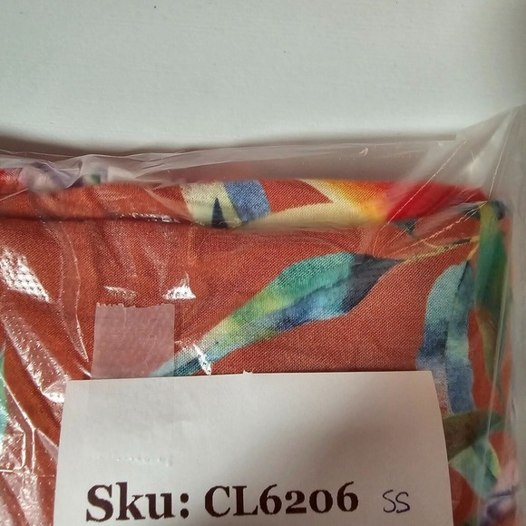 Soft Surroundings Shirt Womens Large Brown Button Up Long Sleeve Floral Boho - Picture 11 of 11